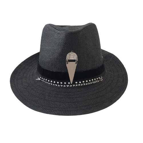Sombrero Black Phuket ala media negro