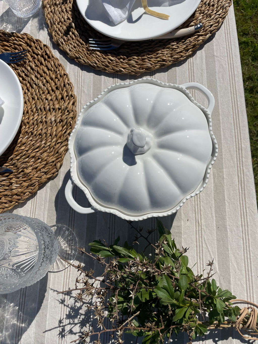 Bowl Sopero calabaza blanco