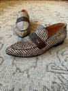 Mocasín Lina a cuero pelo print