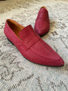 Mocasín Jacinta cuero burgundy