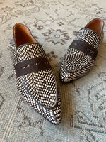 Mocasín Lina a cuero pelo print