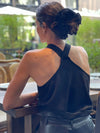 Blusa Halter Ana negro