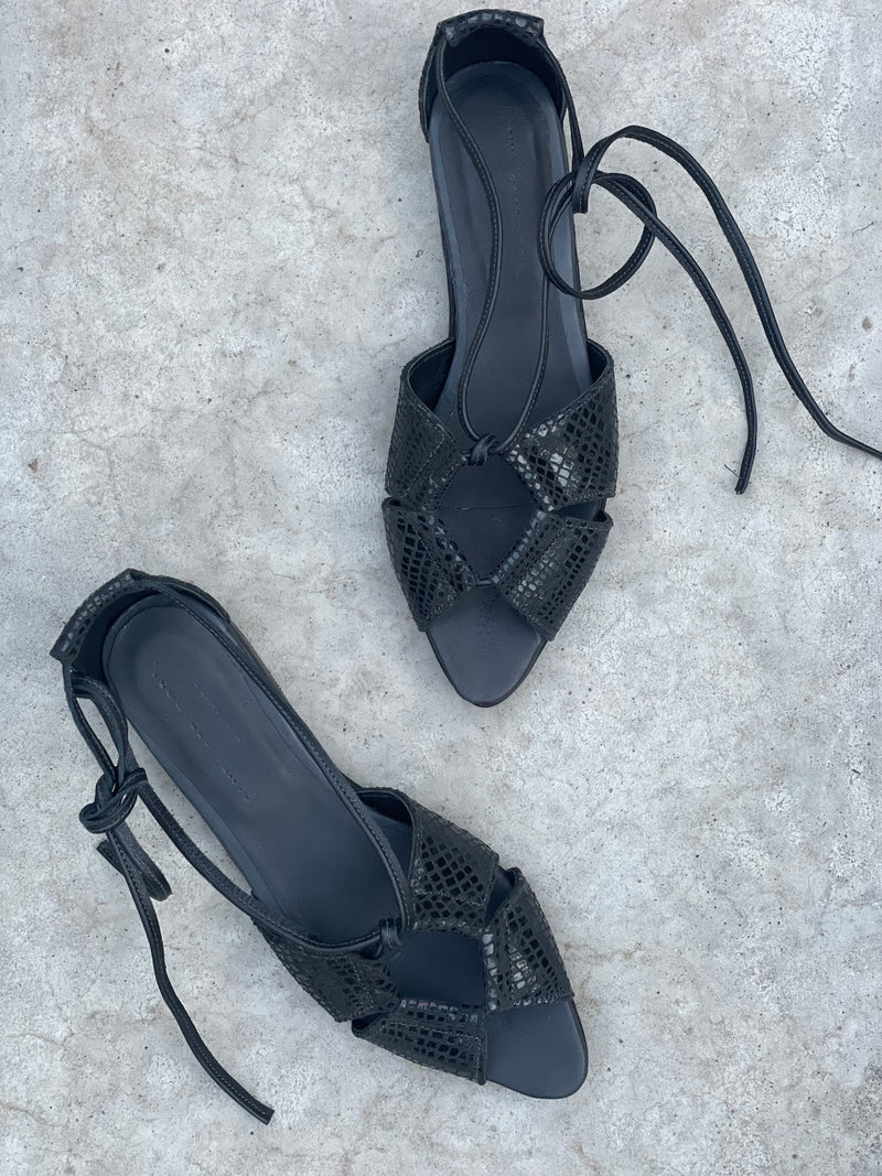 Sandalias midi Filippa negro