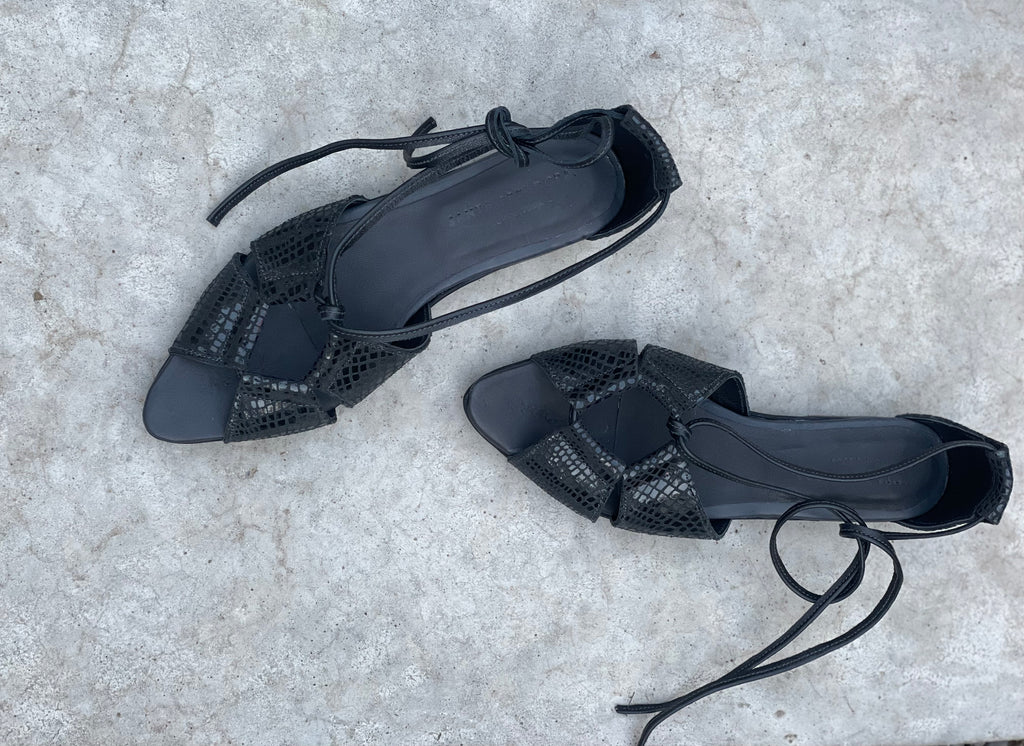 Sandalias midi Filippa negro