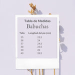 Babucha Octavia cuero print cadenas