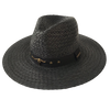 Sombrero ala ancha Black Bull negro