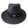 Sombrero Black Wings ala media negro